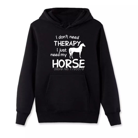 Horse Riding Hoodie I Dont Need Therapy I Just Ride Hoodies